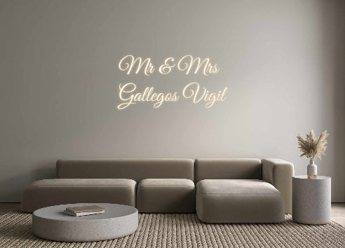 Custom Neon: Mr & Mrs 
Ga...