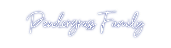 Custom Neon: Pendergrass F...