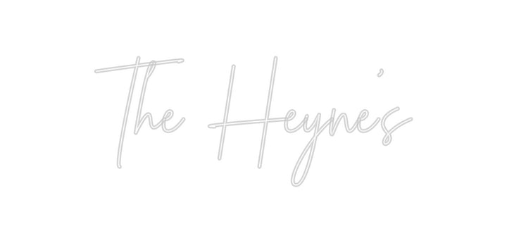 Custom Neon: The Heyne’s