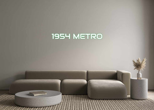 Custom Neon: 1954 METRO