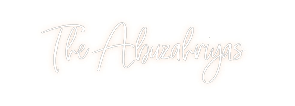 Custom Neon: The Abuzahriyas