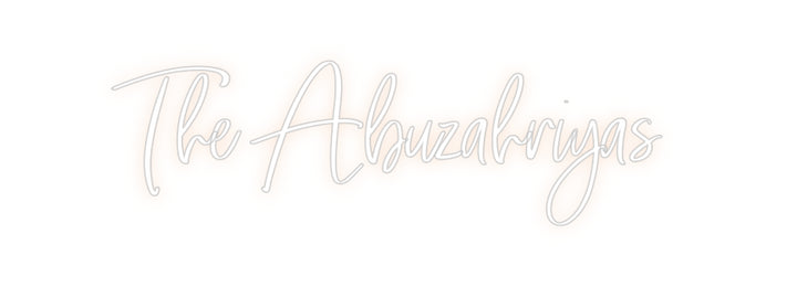 Custom Neon: The Abuzahriyas