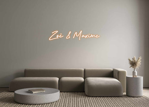 Custom Neon: Zoë & Maxime
