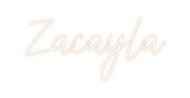 Custom Neon: Zacayla