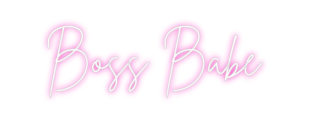 Custom Neon: Boss Babe
