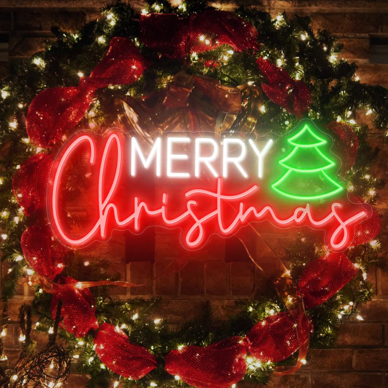 selicor custom christmas neon sign for holiday home decor