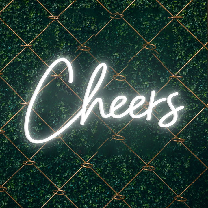 selicor cheers neon sign for party