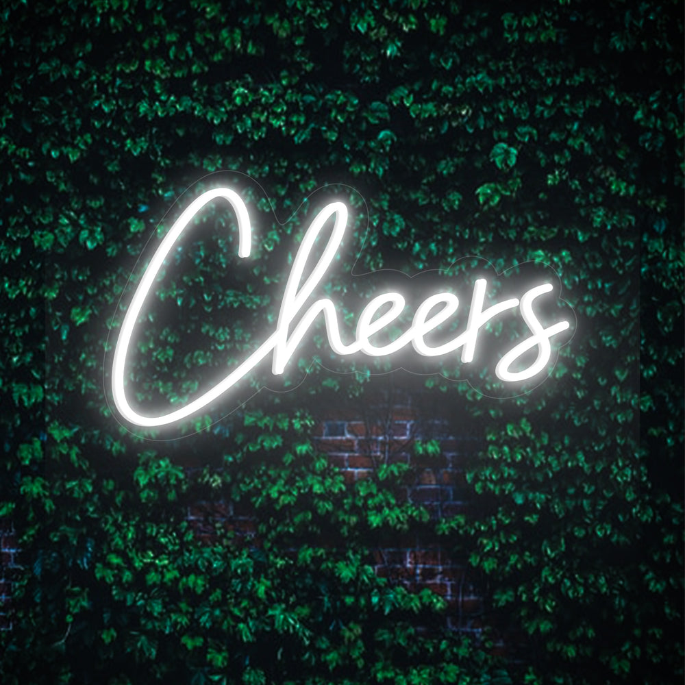 selicor cheers neon sign to celebrate your party