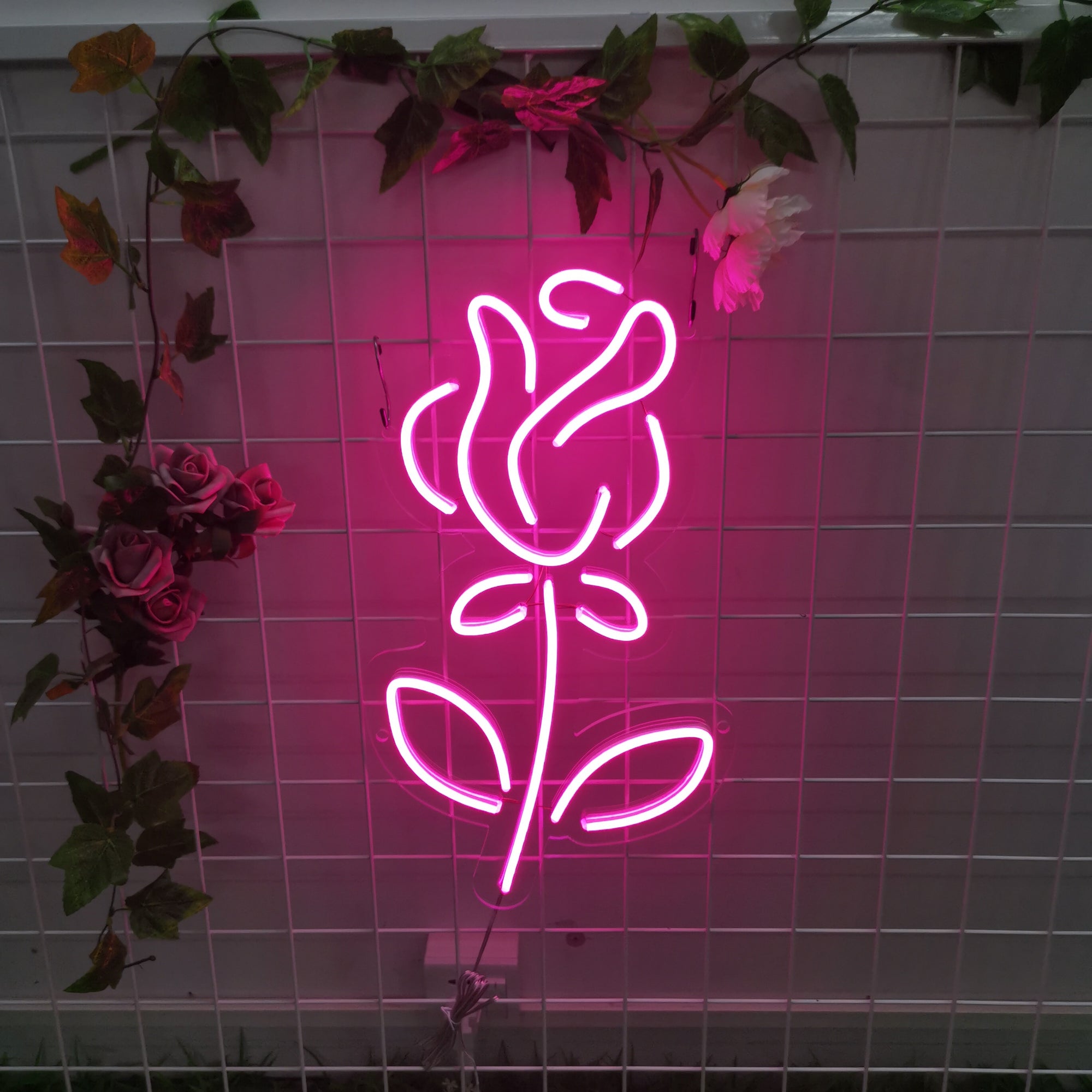 SELICOR Rose Flower Neon Sign Custom Neon Signs Personalize