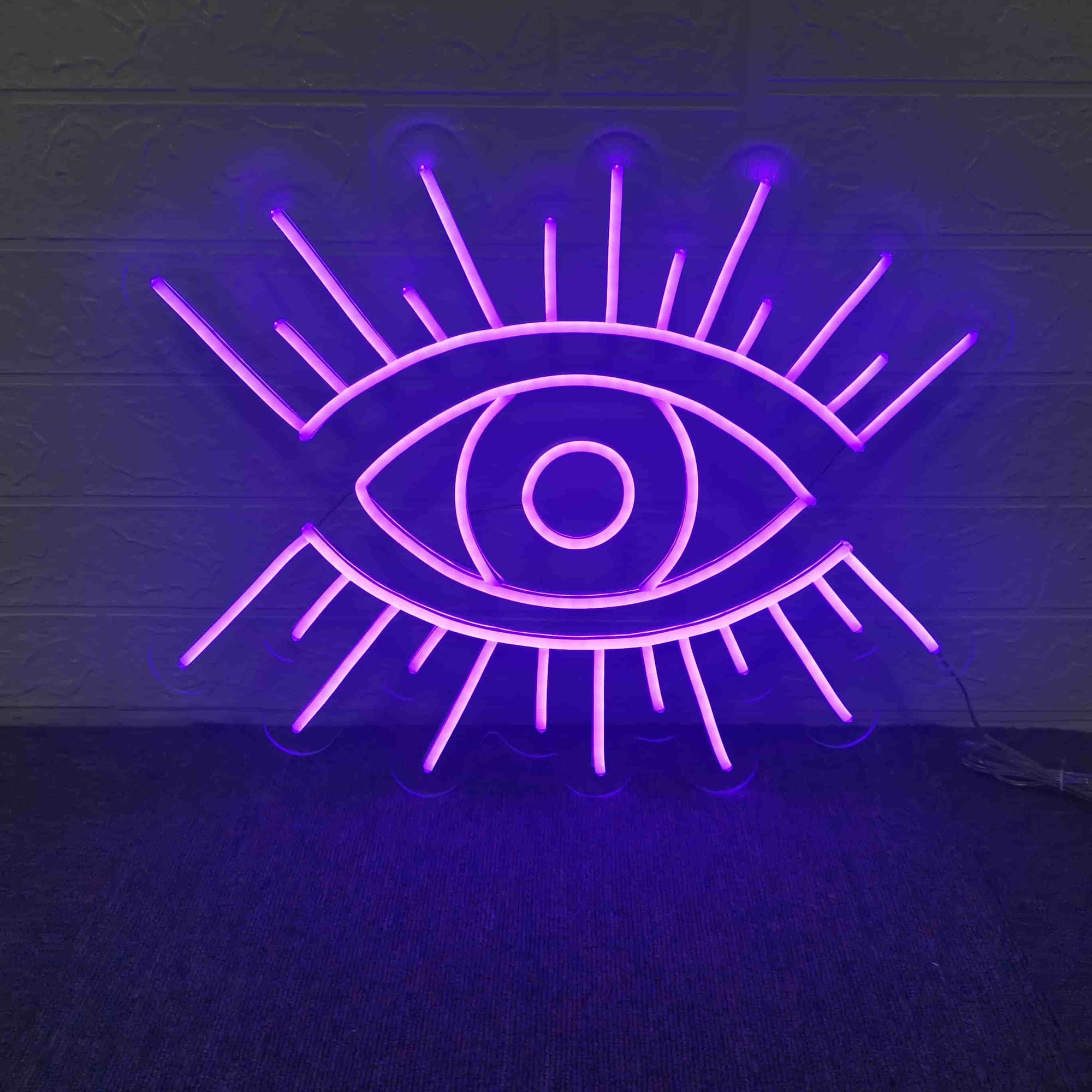 Selicor Evil Eye Neon Sign, Eye With Lashes LED Sign, Custom Neon Sign Wall Art Christmas Gifts