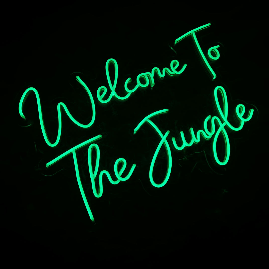 SELICOR Welcome To The Jungle Neon Sign wall art decor