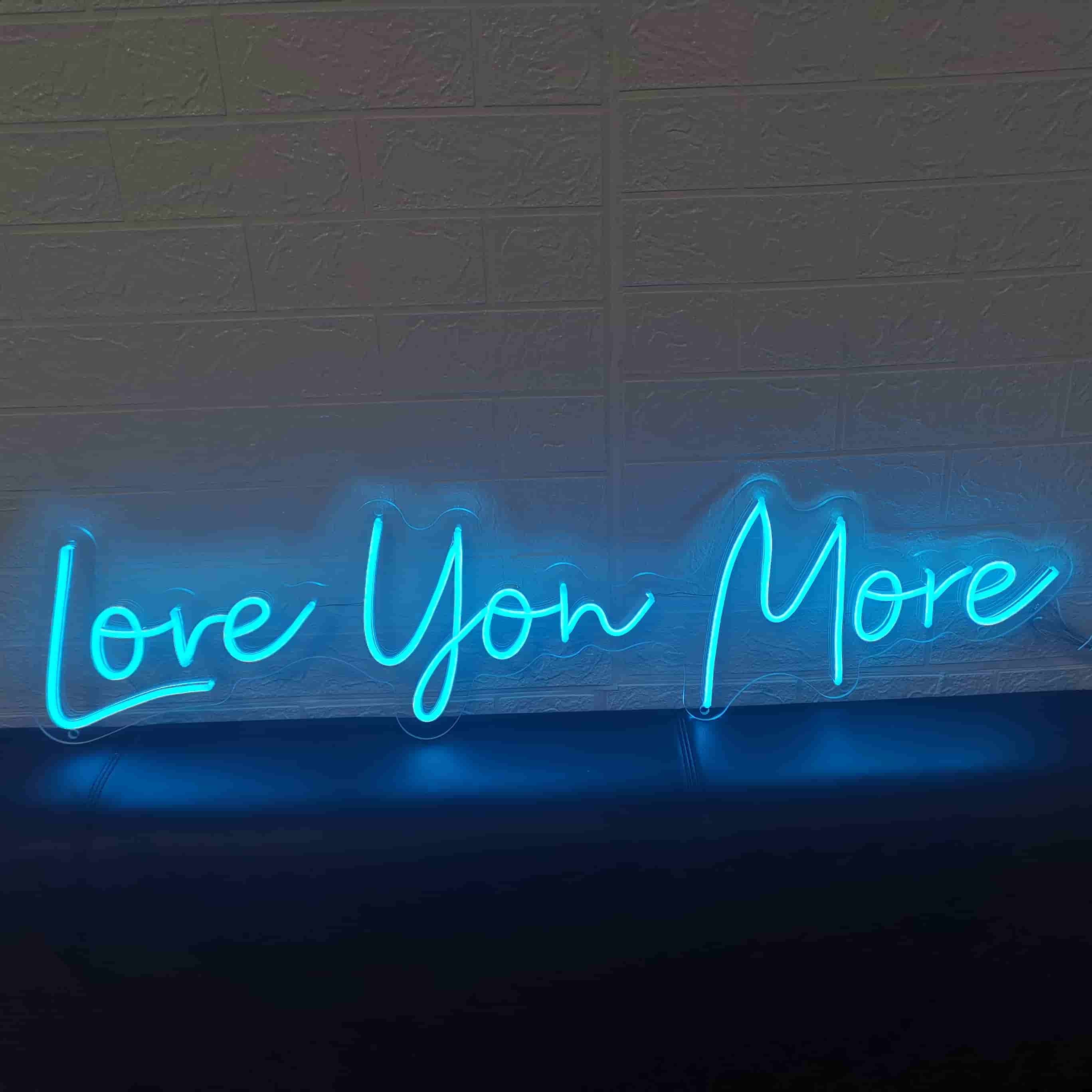 Love you more lighted sign on sale