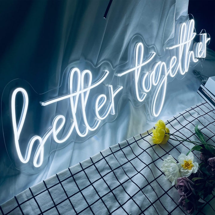 selicor  better together wedding neon sign for 30 inch  